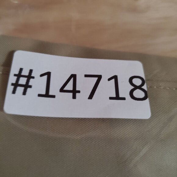 Haggar Pants Mens 34x30 Tan H26 Stretch Lightweight Flat Front Chino - Picture 12 of 12